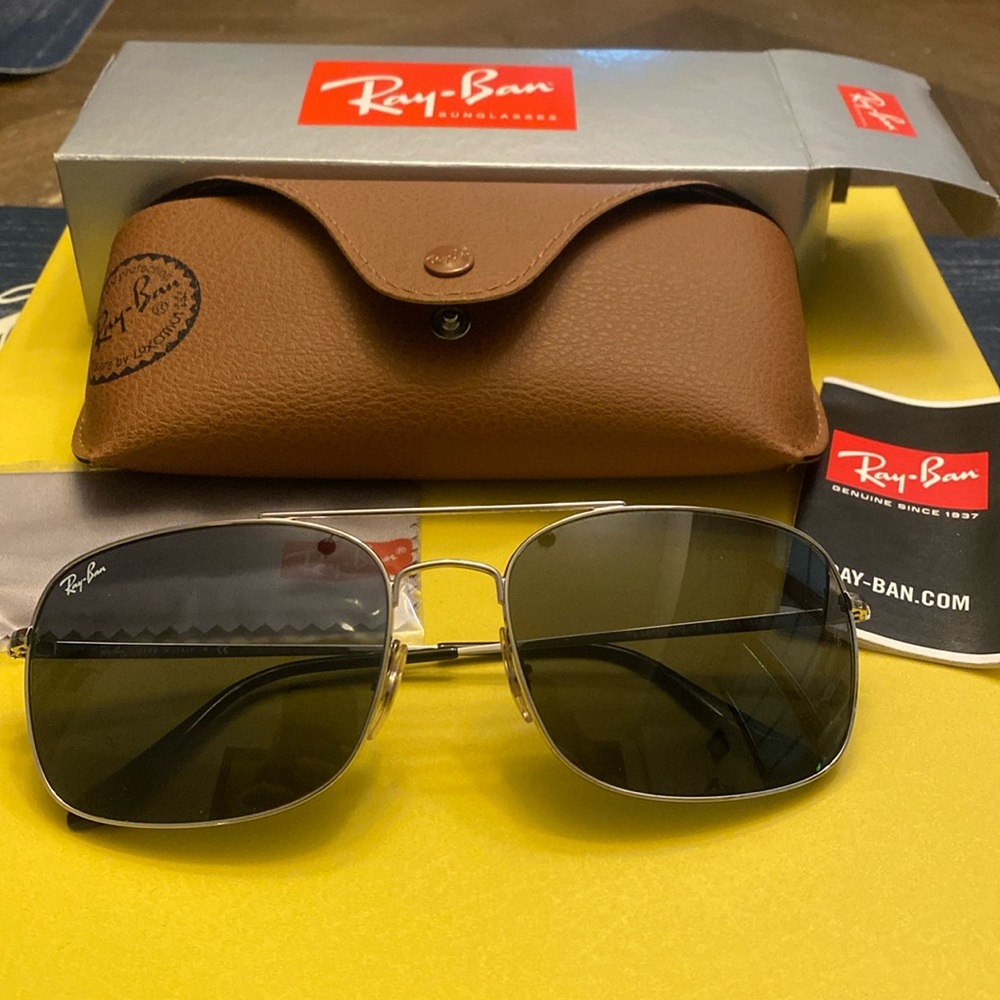 Ray-Ban RB3611 003/R5 Gray Classic Square Sunglasses